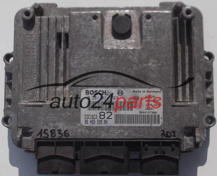 Μονάδα Ελέγχου Κινητήρα PEUGEOT 206 1.4 HDI BOSCH 0281010707 9646559980 9644157380 EDC16C3 82 28SA5587