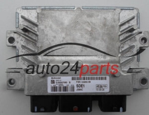MOTORSTEUERGERÄT ECU STEUERGERAT FORD 1.6 Continental S180047063 B, S180047063B, FoMoCo F1B1-12A650-XB,  F1B112A650XB, SDE1, EMS2102 