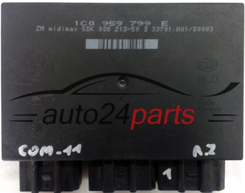 CONFORT MODULE 1C0959799E, 1C0 959 799 E, HELLA 5DK008213-50, 5DK 008 213-50 SEAT LEON TOLEDO