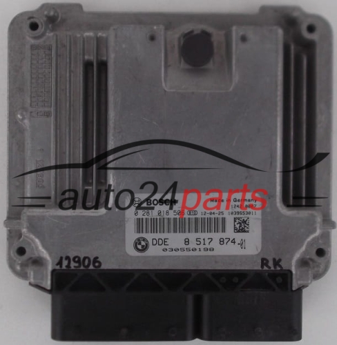 CENTRALITA DE MOTOR BMW 320D BOSCH 0281 018 506, 0281018506, DDE 8 517 874, 8517874, DDE8517874