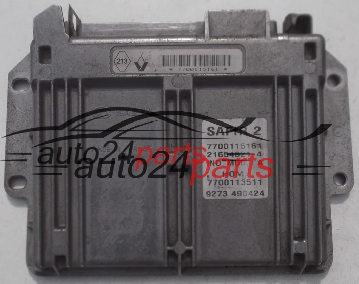 CALCULATEUR MOTEUR RENAULT CLIO TWINGO 1.2 SAGEM 21654821-4, 216548214, 7700115161, 7700113511