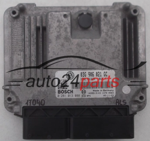 CENTRALINA MOTORE VW VOLKSWAGEN TOURAN 2.0 TDI BOSCH 0 281 013 088, 0281013088, 03G 906 021 GC, 03G906021GC