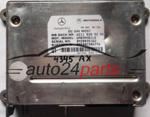 CENTRALKA MODUL STEROWNIK BLUETOOTH MERCEDES A2118209285 2118209285
