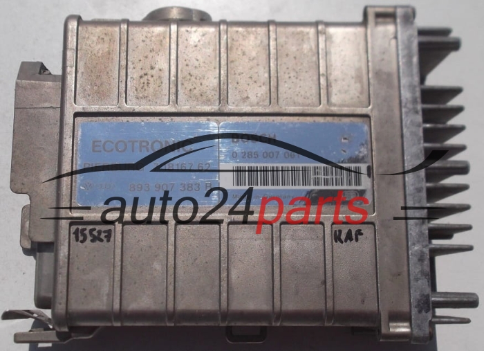 KOMPUTER STEROWNIK SILNIKA AUDI VOLKSWAGEN BOSCH 0 285 007 061, 0285007061, 893 907 383 B, 893907383B, PIERBURG 7.18167.62, 71816762