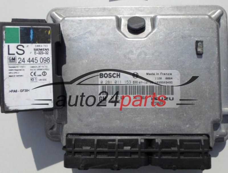 Centralina motore OPEL 1.7 CDTI BOSCH  0281011153, GM  24467020, ISUZU 8973286591
