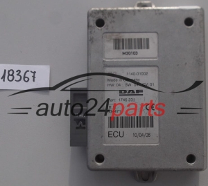 KOMPUTER STEROWNIK SILNIKA DAF XF105 1140-01002, 114001002, 1746231 - 18367