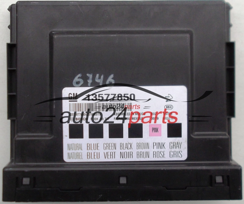 CONFORT MODULE OPEL ASTRA J 1.4 BOSCH F 00H J00 727, F00HJ00727, 13577850.jpg