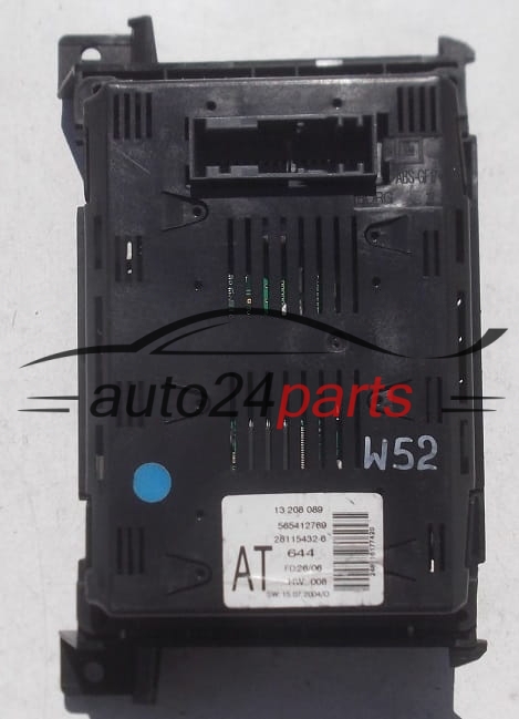 AFFICHAGE DE LA AUTORADIO OPEL H 3 III ZAFIRA B 2 II 13208089, 6236506, 62 36 506 AT