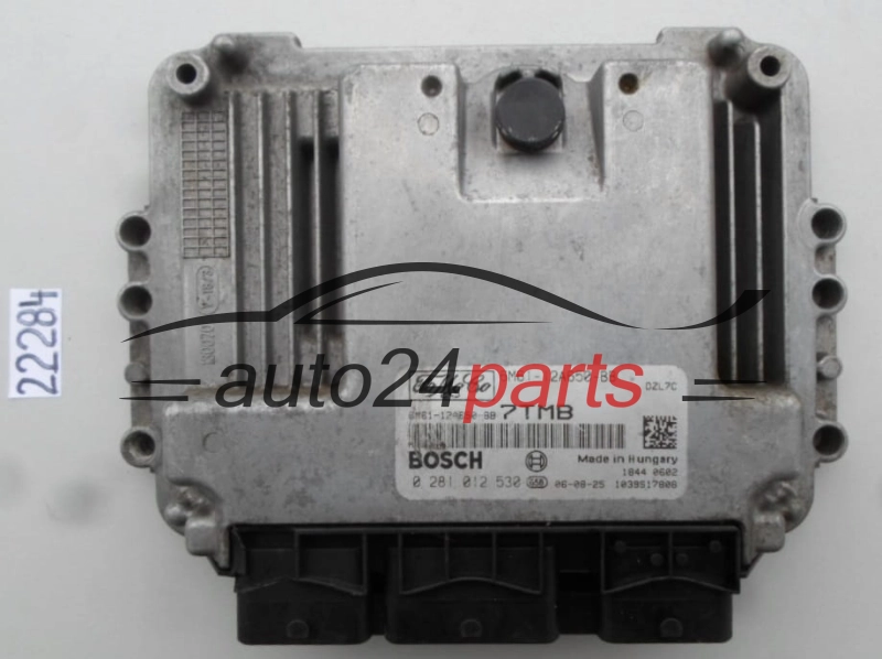 MOTORSTEUERGERÄT ECU STEUERGERAT MAZDA 1.6 TDCI BOSCH 0 281 012 530, 0281012530, 6M61-12A650-BB, 6M6112A650BB
