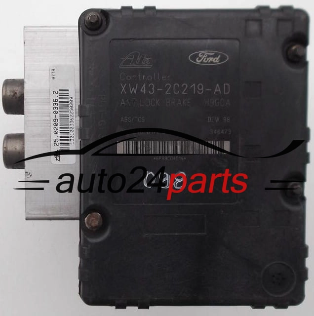 ABS HYDRAULIK-AGGREGAT MIT STEUERGERAET FORD JAGUAR  ATE 10.0511-8186.1, 10051181861, XW43-2C333-AF, XW432C333AF, ATE 25.0204-0600.4, 25020406004, 25.0204-0598.3, 25020405983, XW43-2C219-AD, XW432C219AD, 25.0946-0177.3, 25094601773
