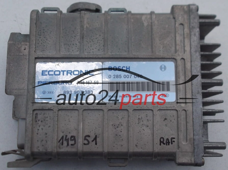 BOSCH 0 285 007 040, 0285007040, PIERBURG 7.18 167.59, 71816759, 893 907 383, 893907383