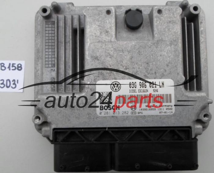 Centralina do motore SEAT ALTEA 1.9 TDI BOSCH 0281013282 03G906021LN EDC16U34
