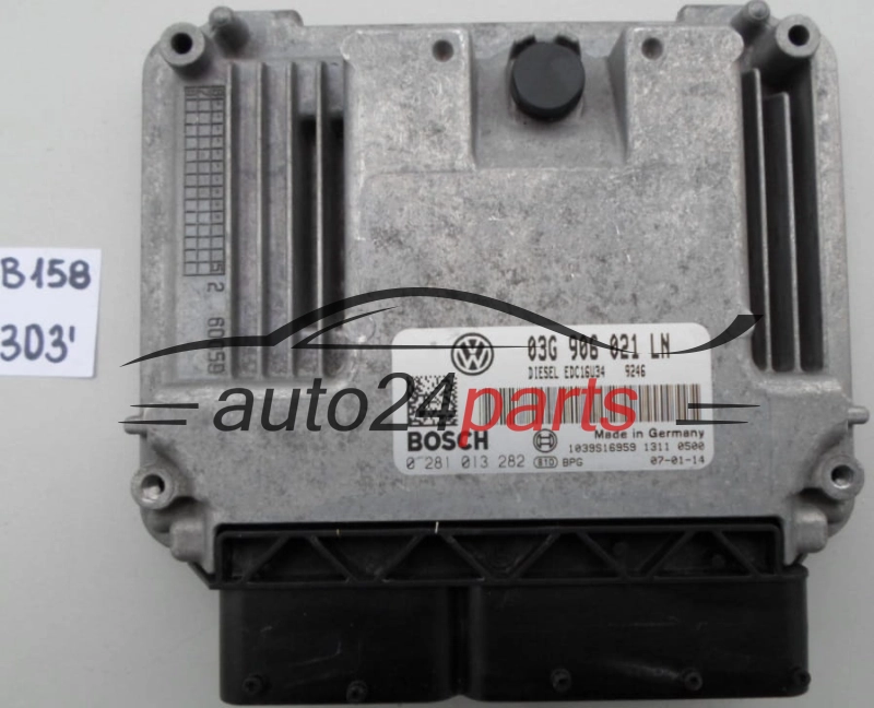 Centralina do motore SEAT ALTEA 1.9 TDI BOSCH 0281013282 03G906021LN EDC16U34