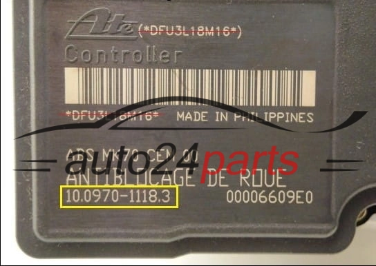 Αντλία αβς CITROEN PEUGEOT 9652182680, ATE 10.0970-1118.3