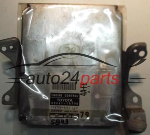 KOMPUTER STEROWNIK SILNIKA TOYOTA COROLLA 89661-1A790, 896611A790, 175700-9242, 1757009242, 4A-FE - 5843