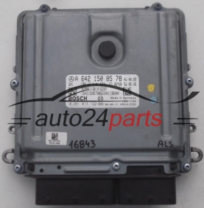 CALCULATEUR MOTEUR MERCEDES W211 E280 3.0 CDI BOSCH 0 281 013 722, 0281013722, A 642 150 85 78, A6421508578, 6421508578
