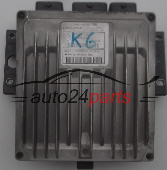 MOTORSTEUERGERÄT ECU STEUERGERÄT  RENAULT KANGO 1.5 DCI DELPHI R0410B034C, 8200911560