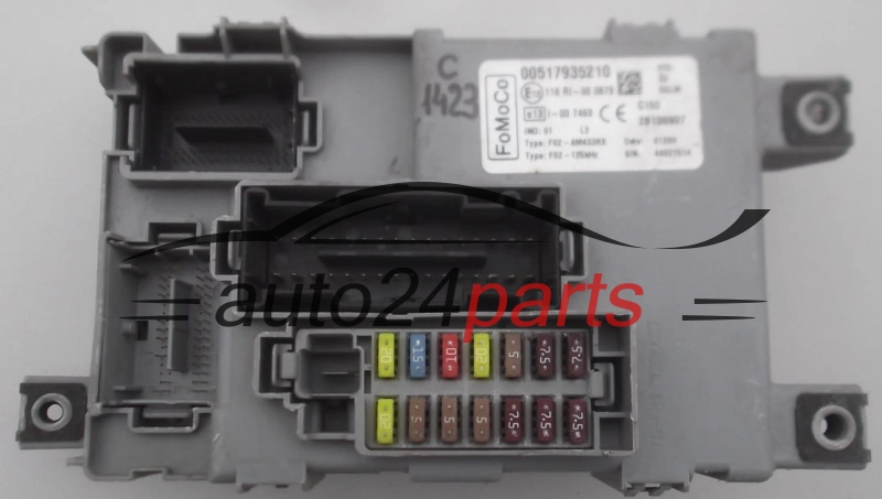 Centralina de comando do sistema confort FORD KA DELPHI 28130907 00517935210