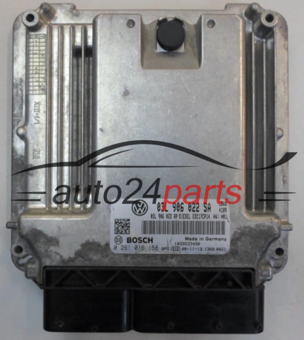 Μονάδα Ελέγχου Κινητήρα  VOLKSWAGEN TIGUAN 2.0 TDI BOSCH 0 281 016 158,  03L 906 022 SA
