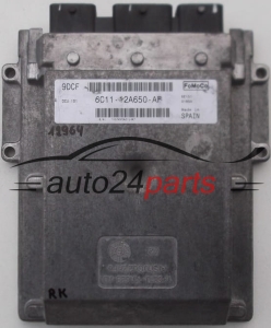  CALCULATEUR MOTEUR  FORD TRANSIT 2.4 TD 6C11-12A650-AF, 6C1112A650AF, 9DCF 