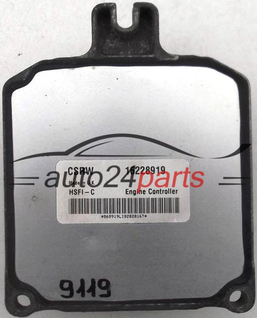 CENTRALINA MOTORE OPEL ASTRA ZAFIRA 1.6 X16XEL DELPHI DELCO 16228919 CSRW