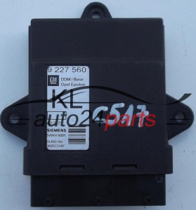 CONFORT MODULE OPEL VECTRA C SIEMENS 5WK4 6001, 5WK46001, 9 227 560 KL, 9227560KL 