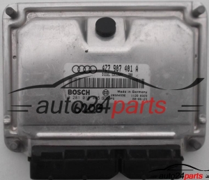 ECU ENGINE CONTROLLER AUDI A6 2.5 TDI BOSCH 0 281 010 445, 0281010445, 4Z7 907 401 A, 4Z7907401A 