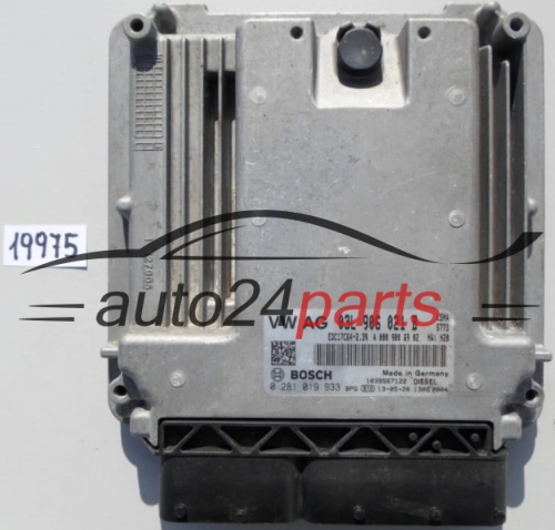 KOMPUTER STEROWNIK SILNIKA VW VOLKSWAGEN CRAFTER 2.0 TDI BOSCH 0 281 019 933, 0281019933, 03L 906 021 B, 03L906021B, EDC17C64