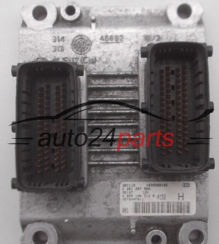 ECU CENTRALITA DE MOTOR FIAT PUNTO 1.2 16V BOSCH 0261207903, 0 261 207 903, 1039S00105, ME73H4F011, 00551803130, 0 055 180 313 0, 551803130 