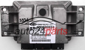 Μονάδα Ελέγχου Κινητήρα PEUGEOT 206 1.4 MAGNETI MARELLI IAW 6LP2.03, IAW6LP203, HW 16.631.044, 16631044, 9647498180, SW 16.712.074, 16712074, 9657429680 