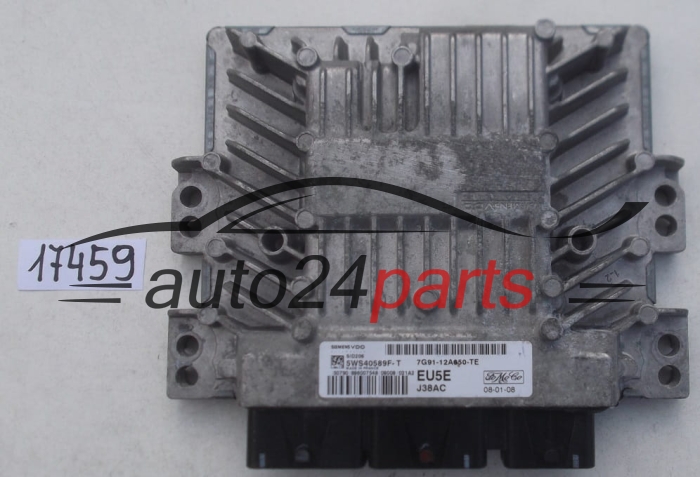 MOTORSTEUERGERÄT ECU STEUERGERÄT FORD GALAXY S-MAX 1.8-2.0 TDCI SIEMENS VDO 5WS40589F-T,  FoMoCo 7G91-12A650-TE,  SID206, EU5E