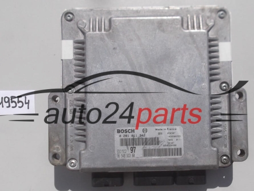 KOMPUTER STEROWNIK SILNIKA CITROEN PEUGEOT 2.0 HDI BOSCH 0 281 011 342,  96 546 933 80