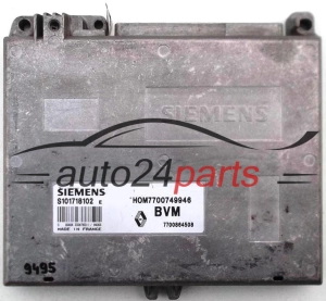 CENTRALINA MOTORE RENAULT CLIO 1.4, SIEMENS S101718102 E, S101718102E, HOM7700749946, 7700864508