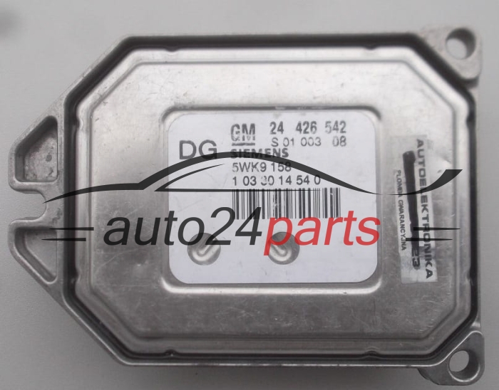 CENTRALINA DO MOTORE OPEL OMEGA 2.2 Z22XE SIEMENS 5WK9 158,  GM 24 426 542