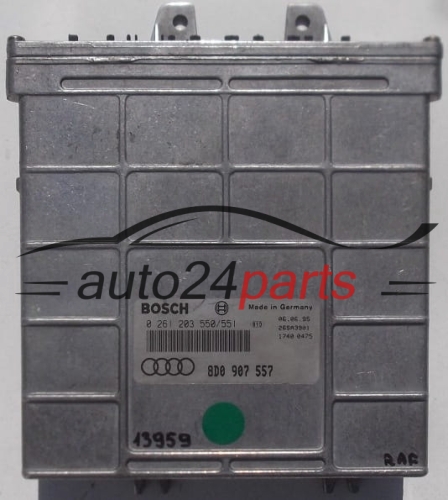 KOMPUTER STEROWNIK SILNIKA AUDI A4, B5 1.8 T, BOSCH 0 261 203 550/551, 0261203550/551, 8D0 907 557, 8D0907557