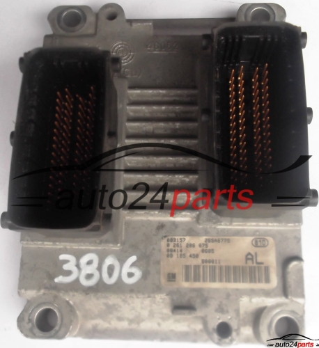 CENTRALITA DE MOTOR OPEL CHEVROLET HOLDEN VAUXHALL CORSA C 1.2 Z12XE BOSCH 0261206075 AL, 0 261 206 075 AL, 09185450 9164475 6237081 