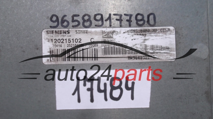 STEROWNIK SKRZYNI AUTOMATYCZNE CITROEN PEUGEOT 1.4 HDI SIEMENS S120215102 C, S120215102 C, SW96589177, 9658917780, HW9640922780