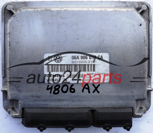 MOTORSTEUERGERÄT ECU STEUERGERÄT  VOLKSWAGE GOLF 1.6 16V SIEMENS 5WP4452 26